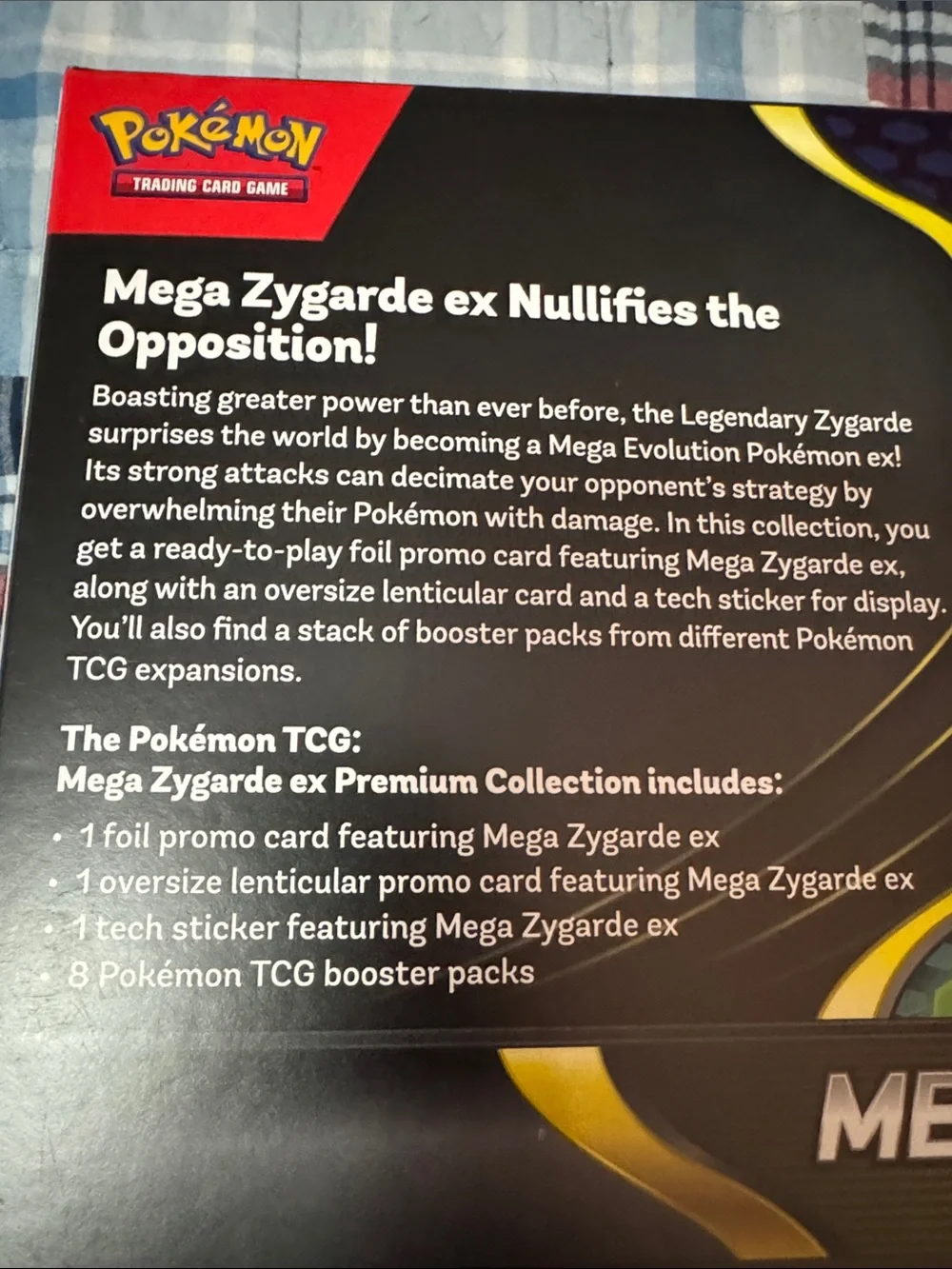 Pokemon Mega Zygarde ex Premium Collection - New Sealed Perfect Order Packs